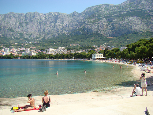 Makarska beach